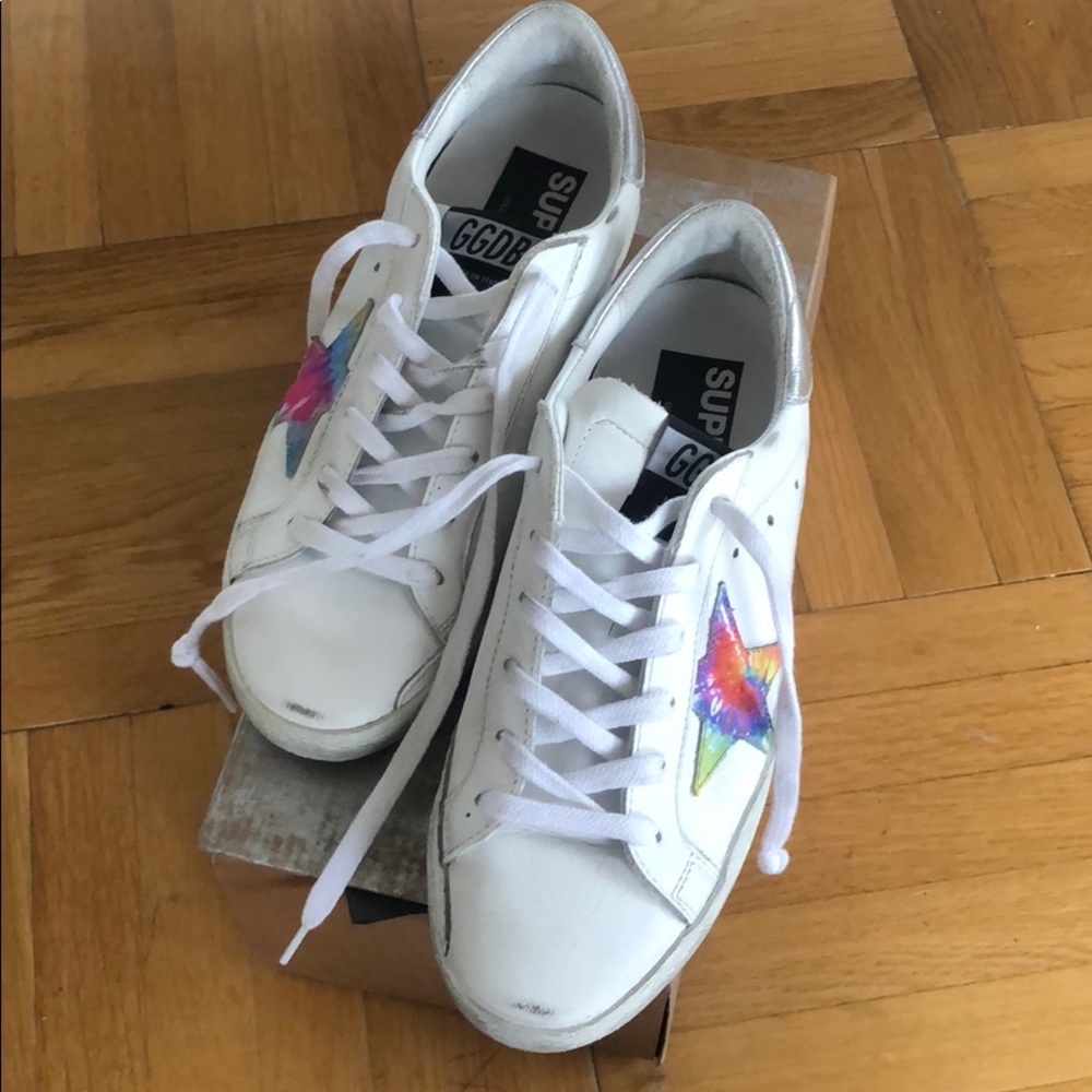 Tie-dye Star Golden Goose Superstar Sneakers